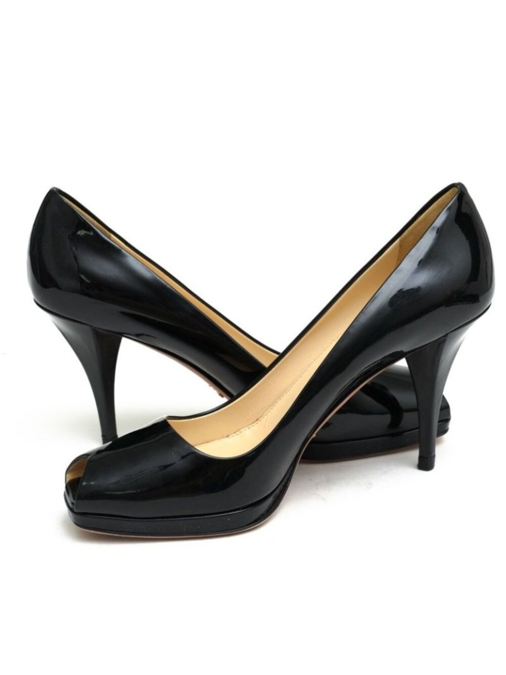 Prada Pumps Shoes Women Patent Leather Enamel - Picture 3 of 9